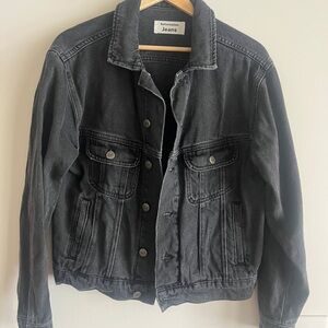 Reformation Jeans Black Denim McCoy jacket XS color Seine
